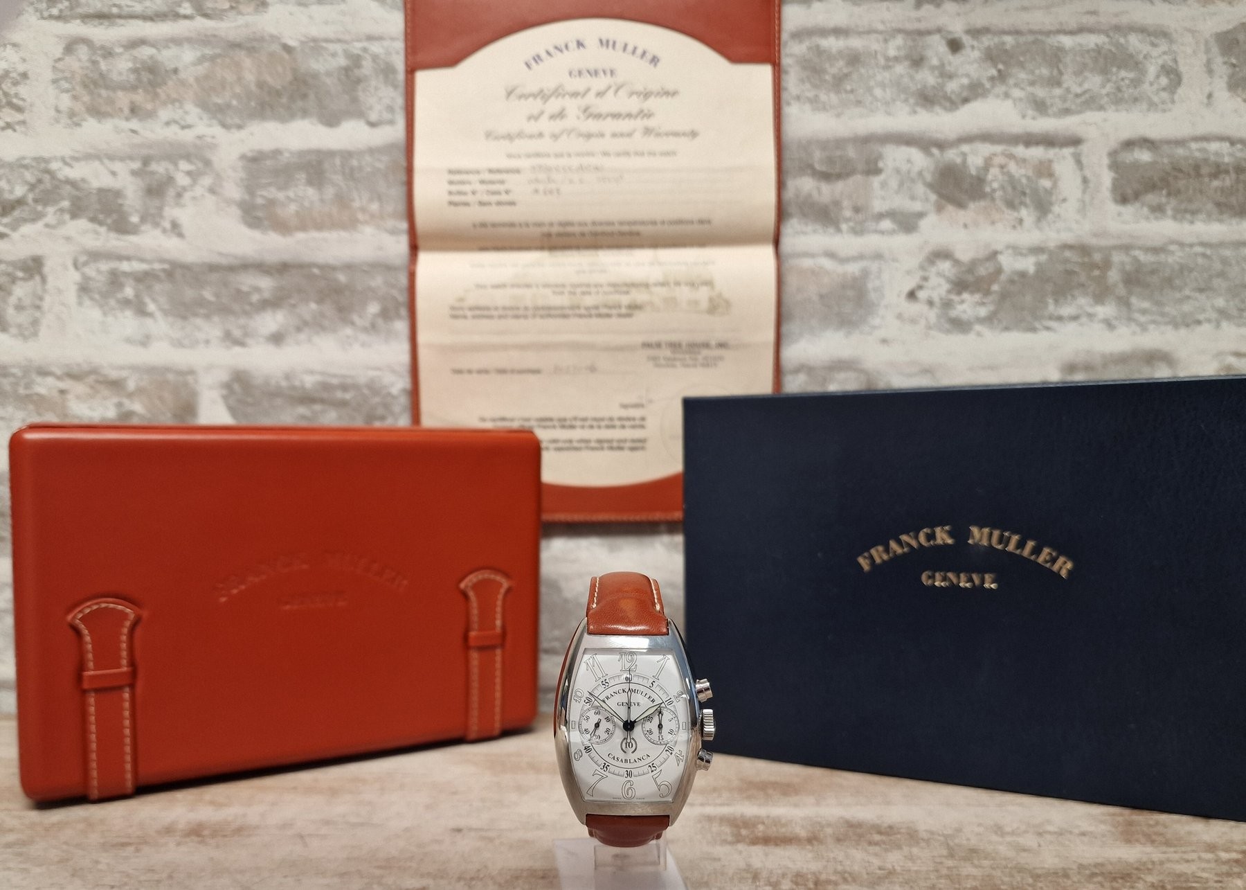 Franck Muller Casablanca Chrono 10th Anniversary Full Set
