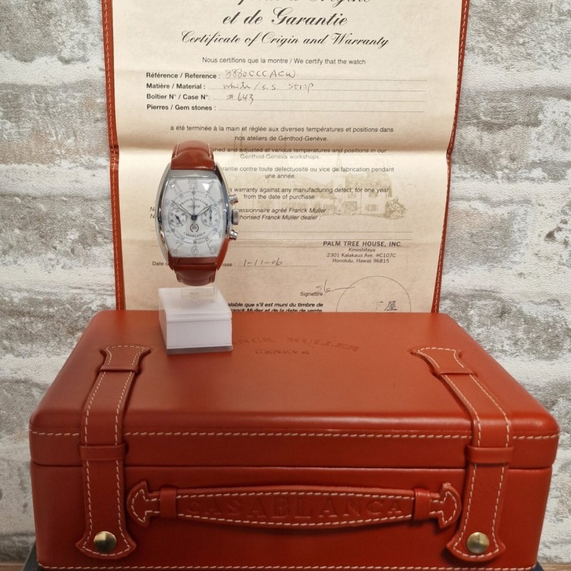 Franck Muller Casablanca Chrono 10th Anniversary Full Set