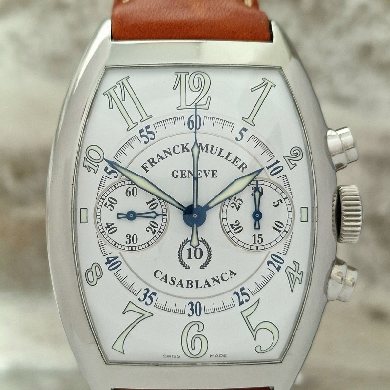 Franck Muller Casablanca Chronograph 10th Anniversary. Complete set.