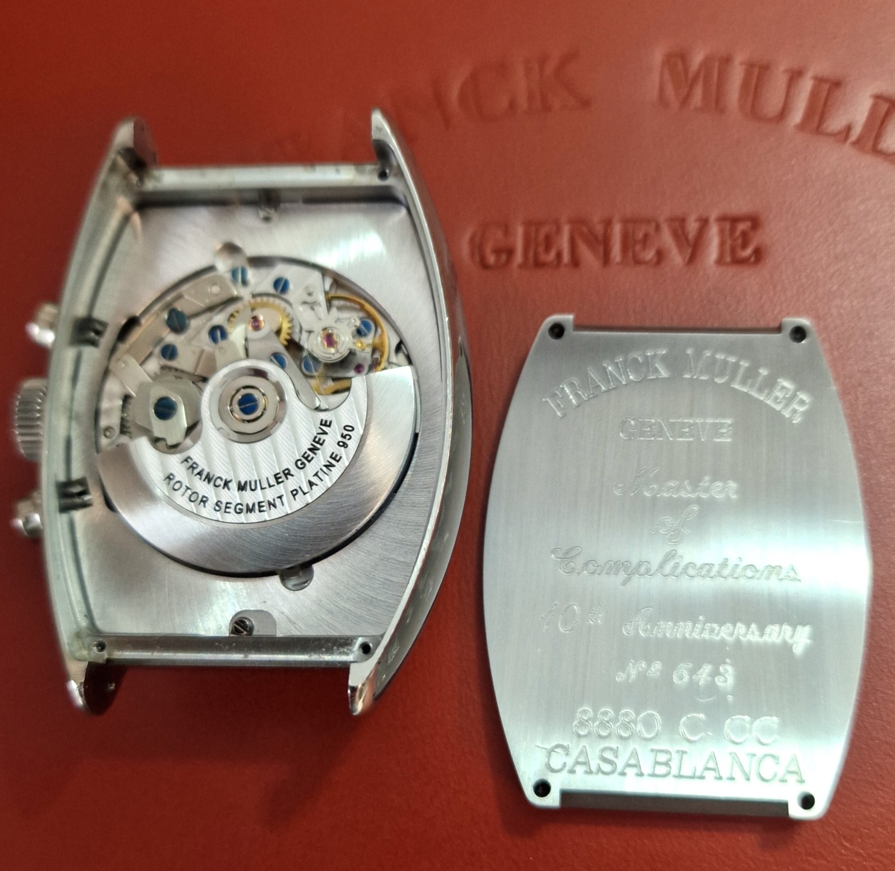 Franck Muller Casablanca Chrono 10th Anniversary Full Set