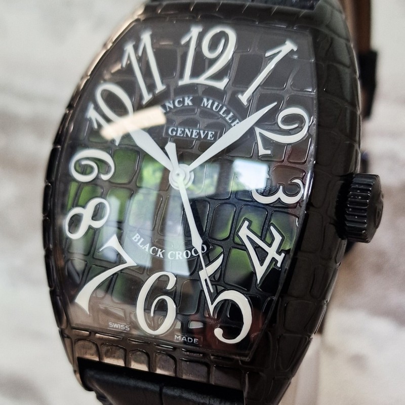 Franck Muller Black Croco - SOLD