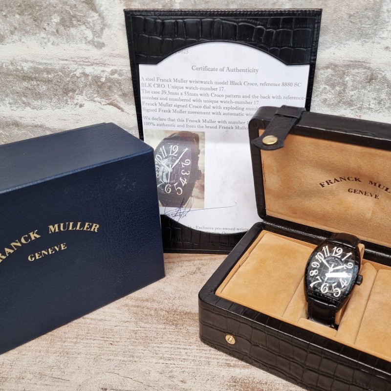Franck Muller Black Croco - SOLD