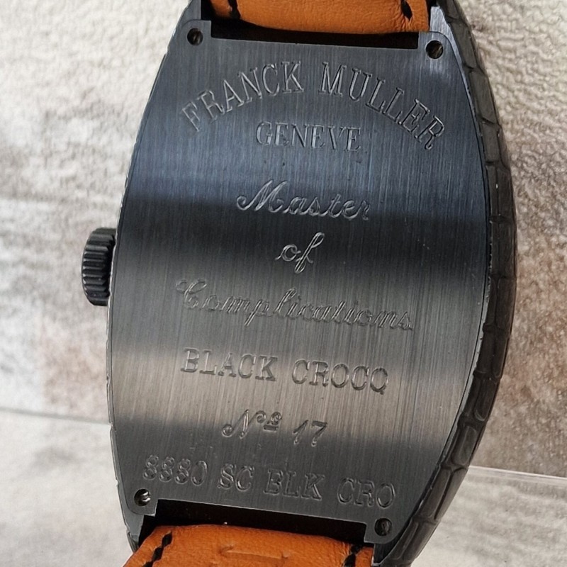 Franck Muller Black Croco - SOLD