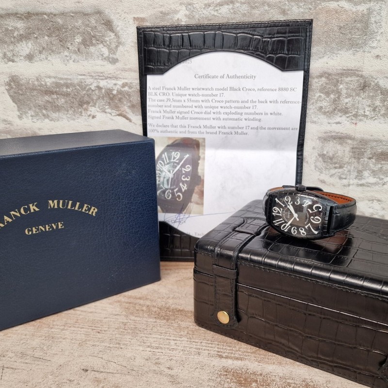 Franck Muller Black Croco - SOLD