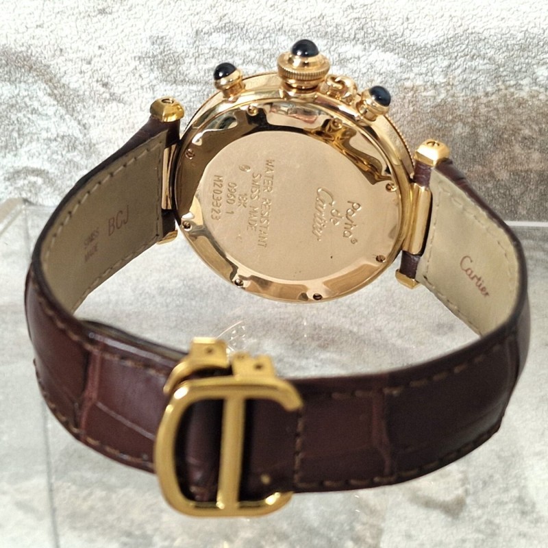 Cartier 18k Pasha Chronograph SOLD