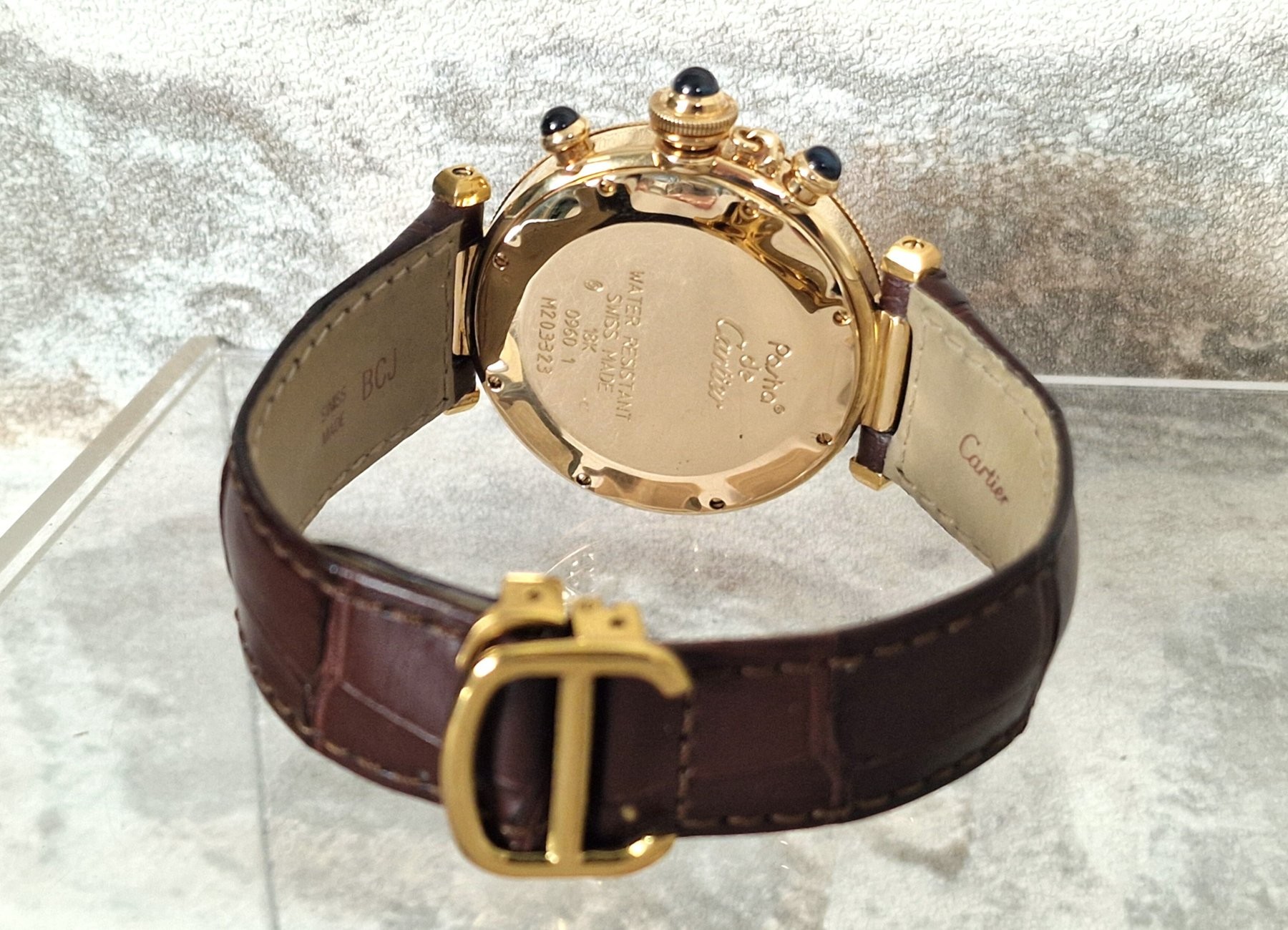 Cartier 18k Pasha Chronograph SOLD