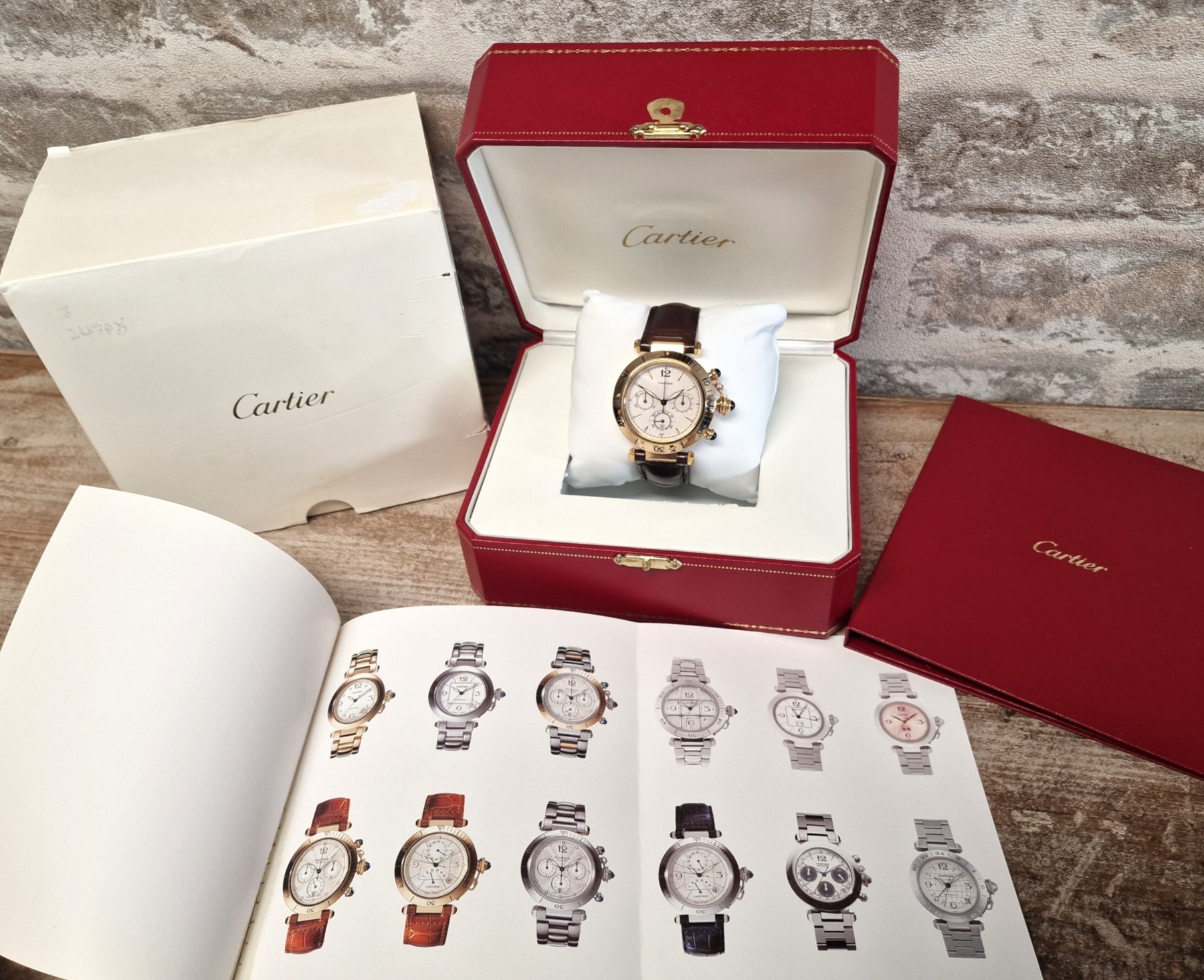 Cartier 18k Pasha Chronograph SOLD