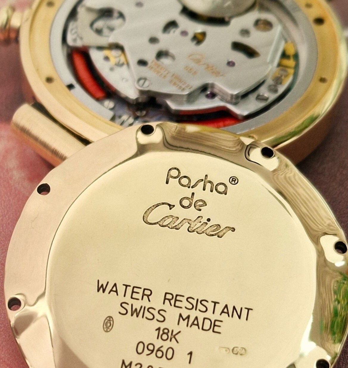 Cartier 18k Pasha Chronograaf VERKOCHT