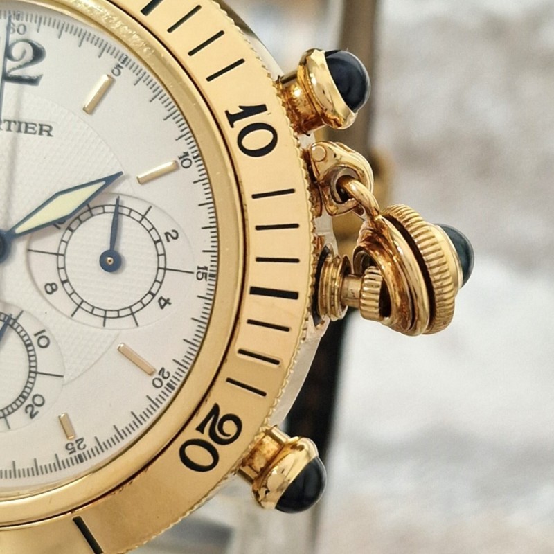 Cartier 18k Pasha Chronograph SOLD