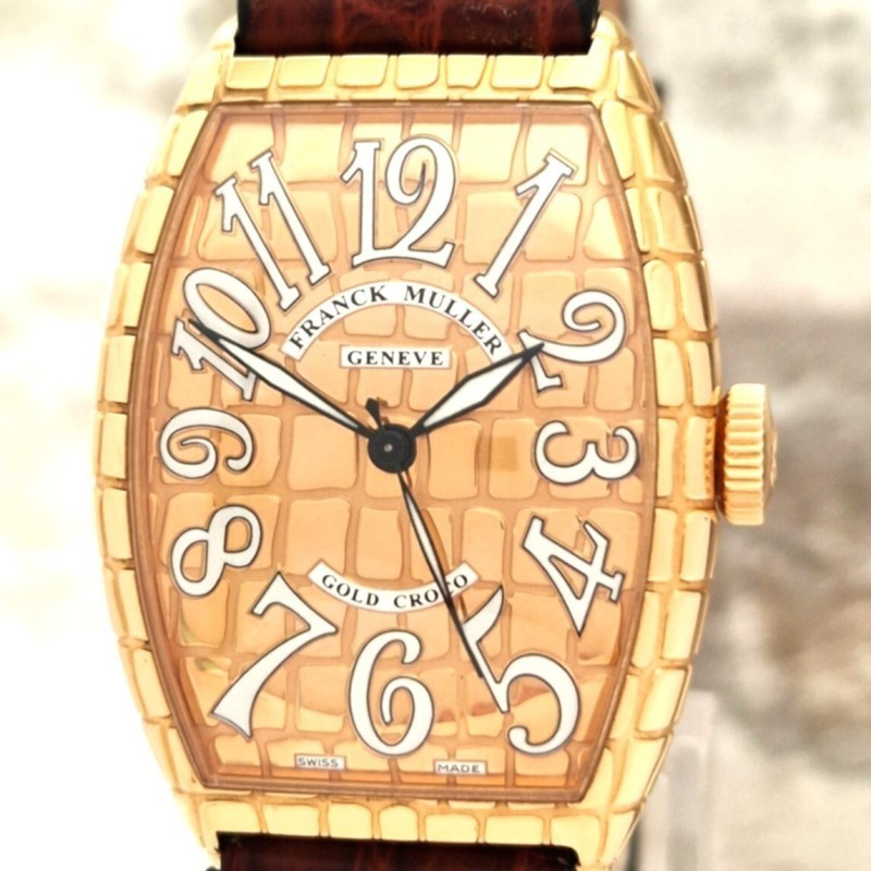 Franck Muller 18k Croco - Full Set. Franck Muller 18k Croco - Full Set.