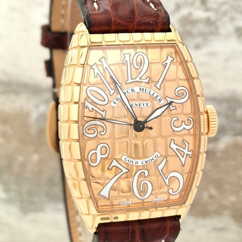 Franck Muller 18k Croco - Full Set. Franck Muller 18k Croco - Full Set.