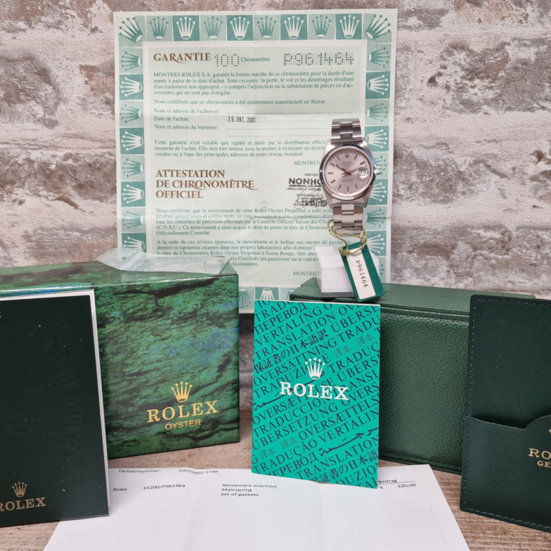 Rolex Oyster Perpetual Datejust 15200 Full Set - Sold Rolex Oyster Perpetual Datejust 15200 Full Set - Sold