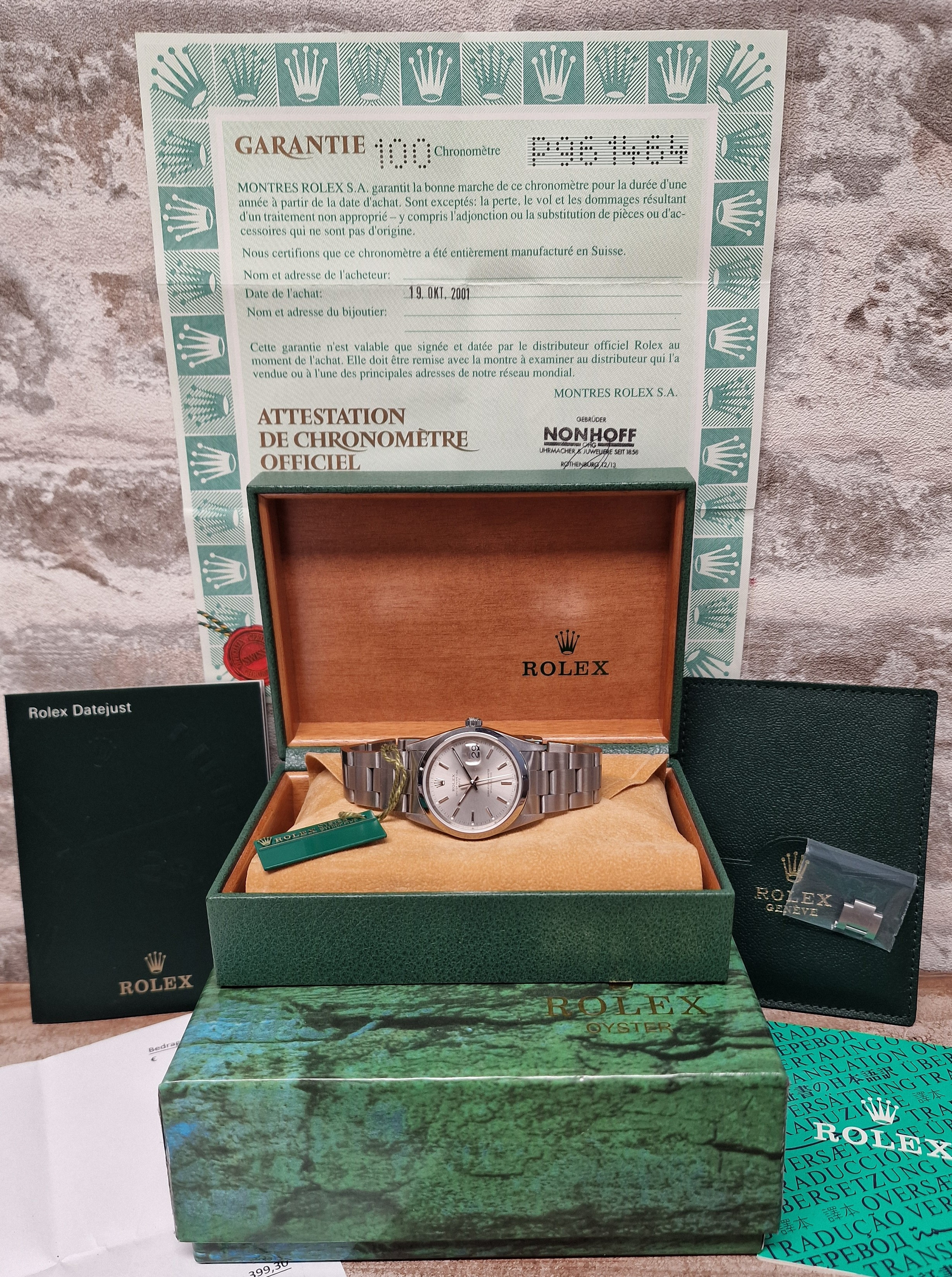 Rolex Oyster Perpetual Datejust 15200 Full Set - Verkocht