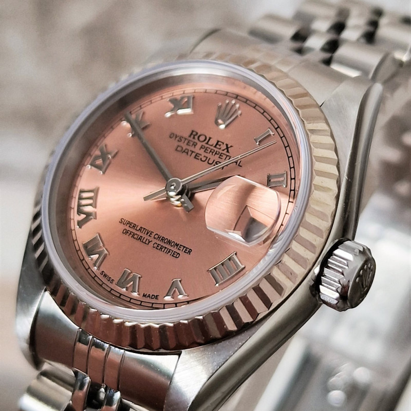 Rolex Oyster Perpetual Datejust Pink Ladies - Full set