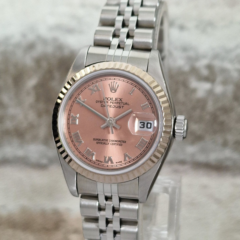 Rolex Oyster Perpetual Datejust Pink Ladies - Full set