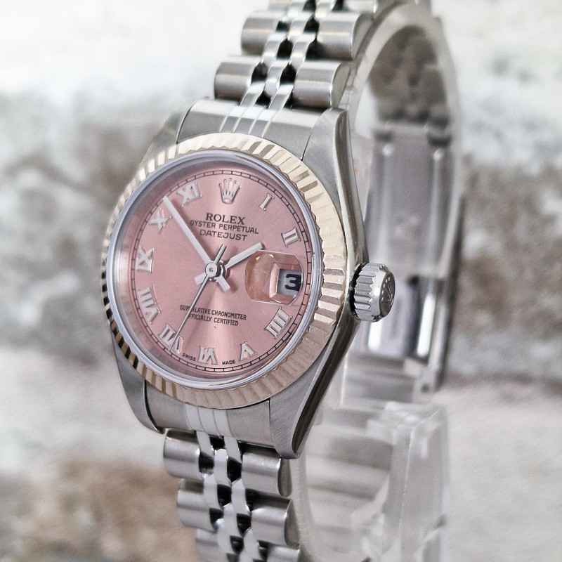 Rolex Oyster Perpetual Datejust Pink Ladies - Full set