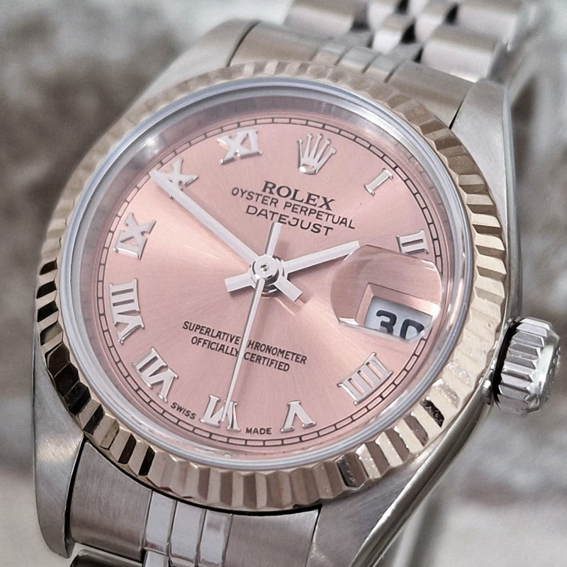 Rolex Oyster Perpetual Datejust Pink Ladies - Full set