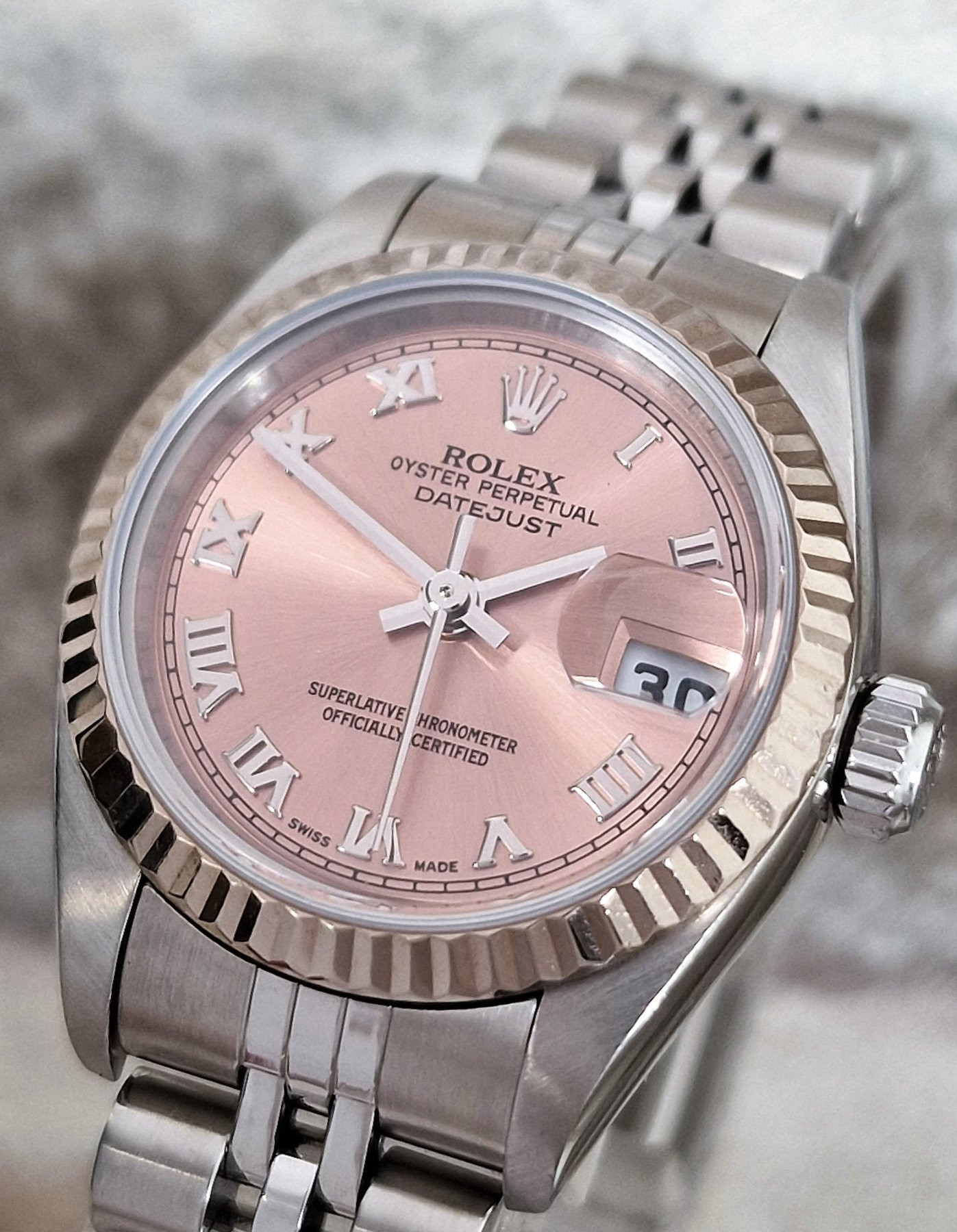 Rolex Oyster Perpetual Datejust Pink - Full set