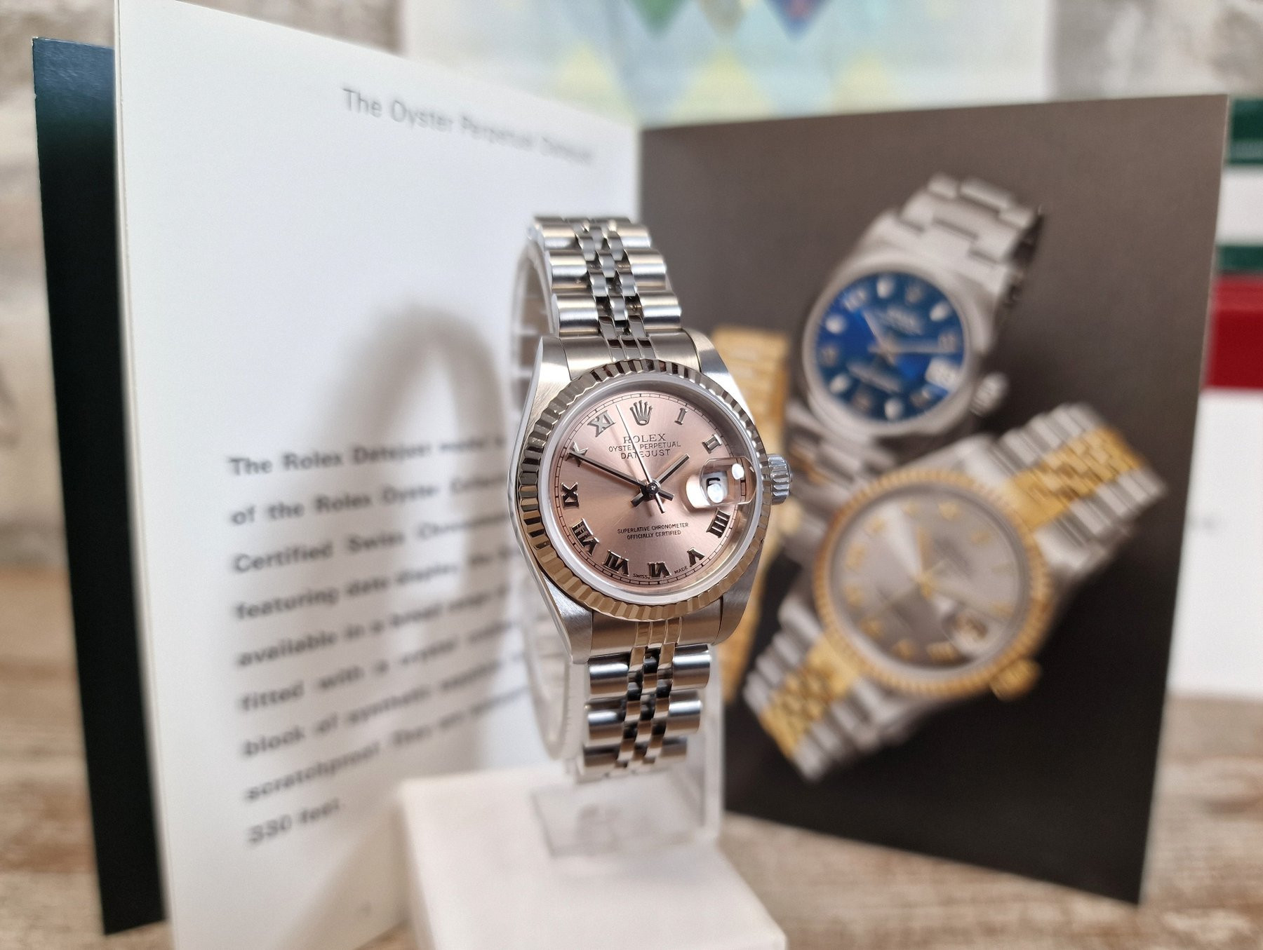 Rolex Oyster Perpetual Datejust Pink - Full set