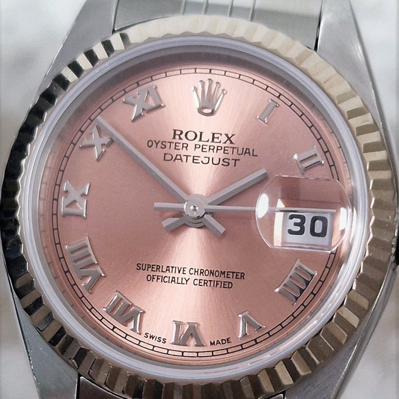 Rolex Oyster Perpetual Datejust Pink Ladies - Full set