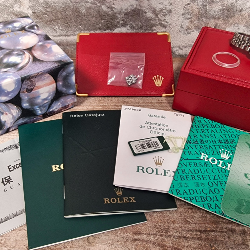 Rolex Oyster Perpetual Datejust Pink Ladies - Full set