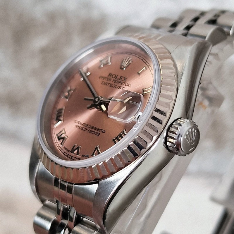 Rolex Oyster Perpetual Datejust Pink Ladies - Full set