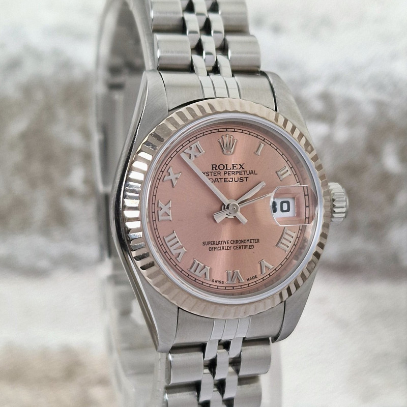 Rolex Oyster Perpetual Datejust Pink Ladies - Full set