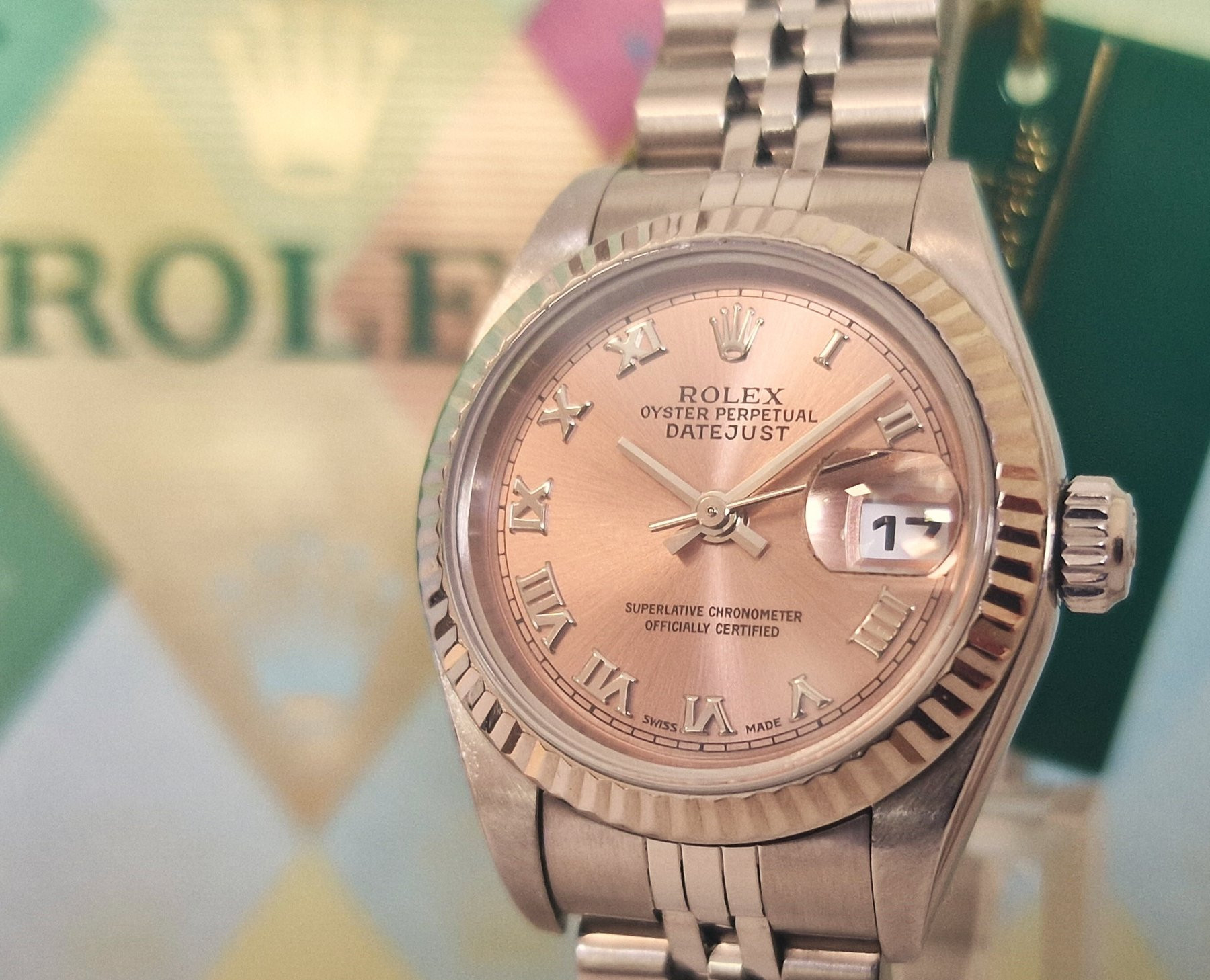 Rolex Oyster Perpetual Datejust Pink - Full set
