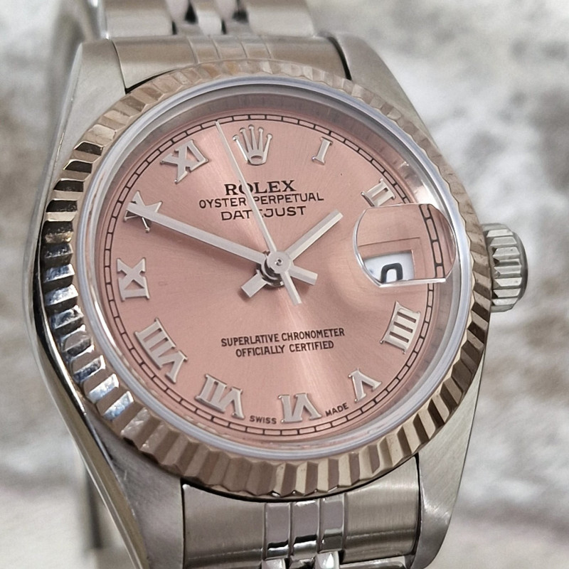 Rolex Oyster Perpetual Datejust Pink Ladies - Full set