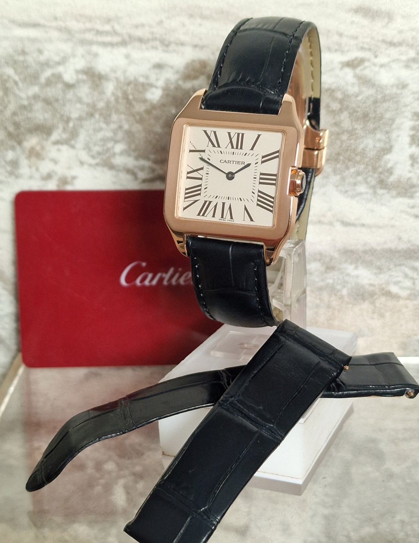 Cartier 18k Santos Dumont Cartier 18k Santos Dumont