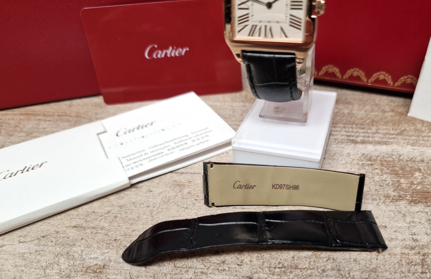 Cartier 18k Santos Dumont Cartier 18k Santos Dumont