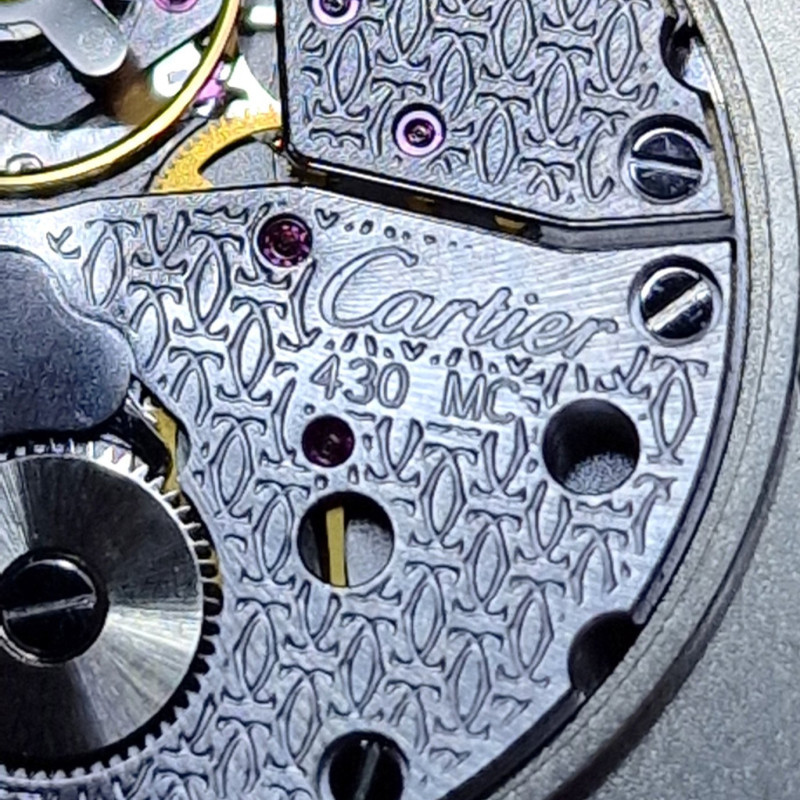 Cartier 18k Santos Dumont Diamonds