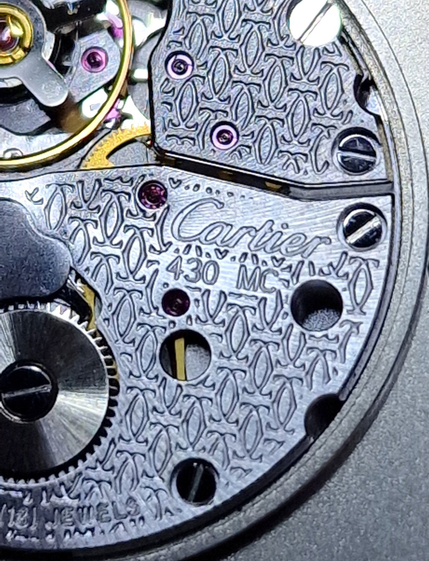 Cartier 18k Santos Dumont Diamonds