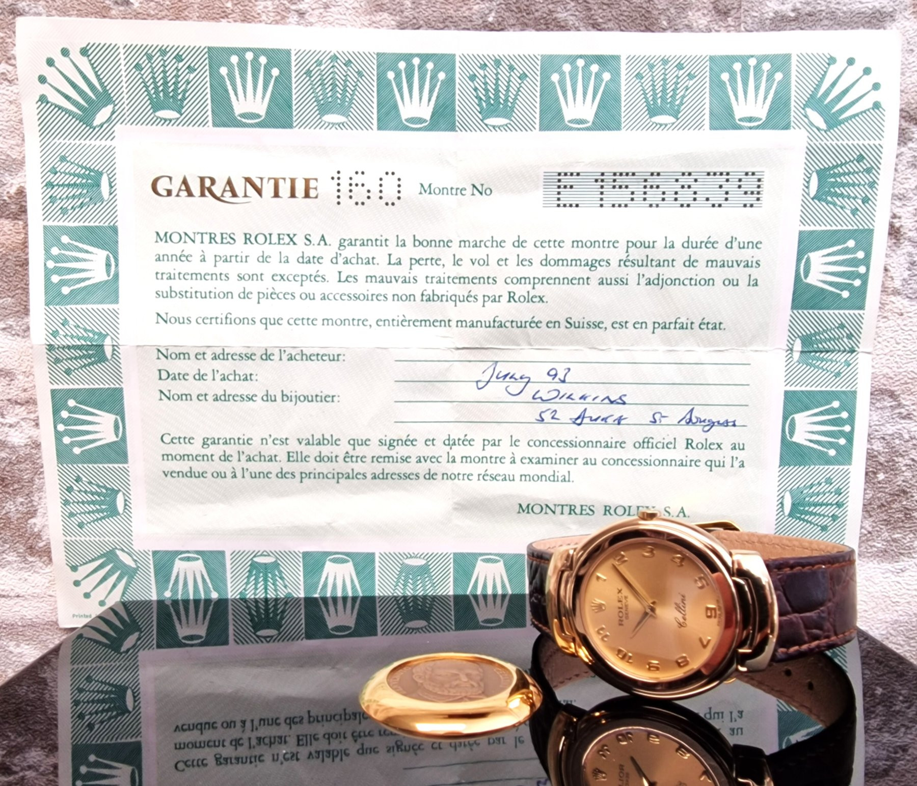 Rolex Cellini Large 6622 - Full Set